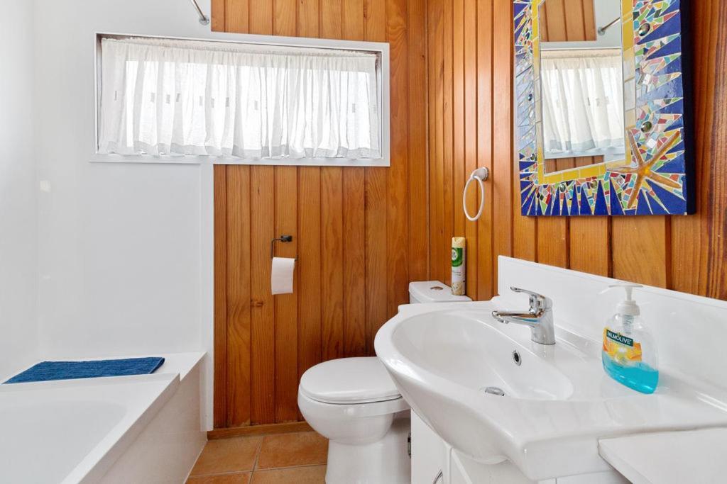 Downtown Mountview - Mt Maunganui Holiday Home 芒格努伊山 外观 照片